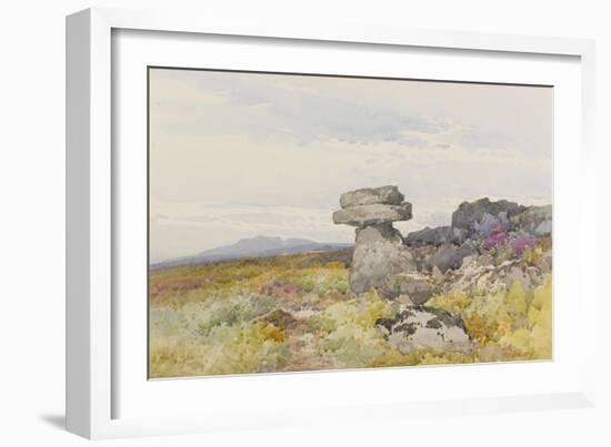 Logan Stone, Rippon Tor , C.1895-96-Frederick John Widgery-Framed Giclee Print