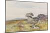 Logan Stone, Rippon Tor , C.1895-96-Frederick John Widgery-Mounted Giclee Print