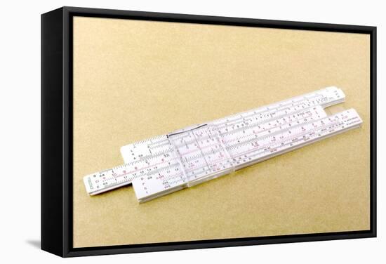 Logarithmic Slide Rule-Friedrich Saurer-Framed Premier Image Canvas