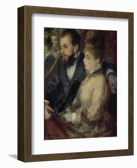 Loge, 1873-Pierre-Auguste Renoir-Framed Giclee Print