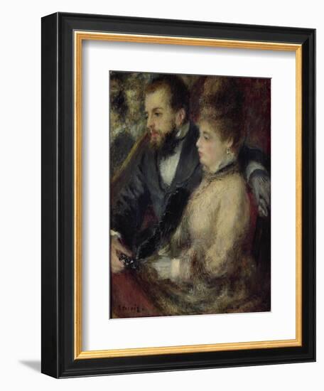 Loge, 1873-Pierre-Auguste Renoir-Framed Giclee Print