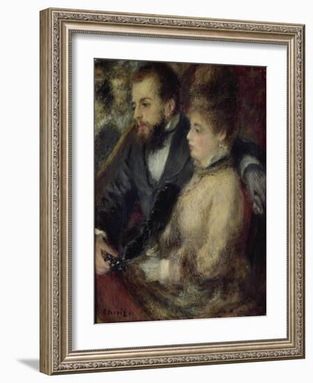 Loge, 1873-Pierre-Auguste Renoir-Framed Giclee Print