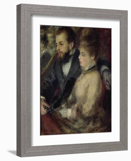 Loge, 1873-Pierre-Auguste Renoir-Framed Giclee Print