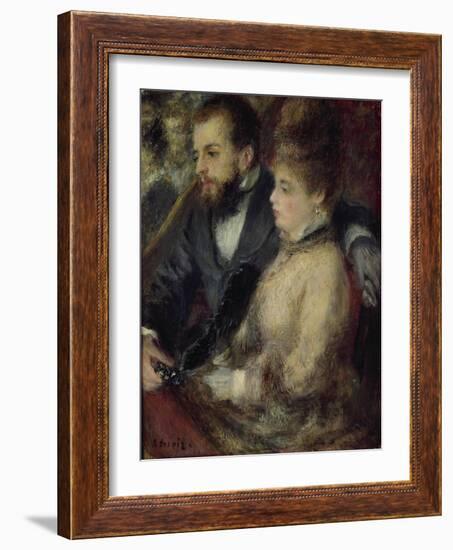 Loge, 1873-Pierre-Auguste Renoir-Framed Giclee Print