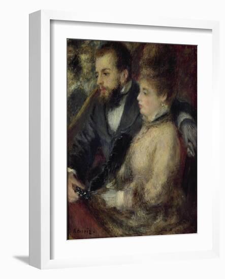 Loge, 1873-Pierre-Auguste Renoir-Framed Giclee Print