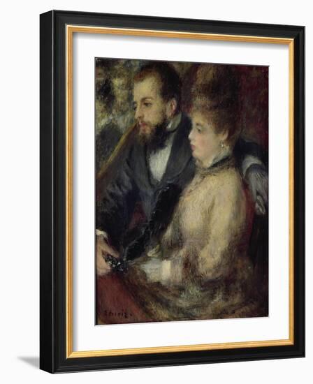 Loge, 1873-Pierre-Auguste Renoir-Framed Giclee Print