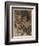 Loge and Alberich-Arthur Rackham-Framed Art Print