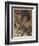 Loge and Alberich-Arthur Rackham-Framed Art Print