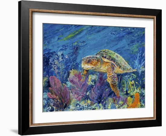 Loggerhead Turtle-Lucy P. McTier-Framed Giclee Print