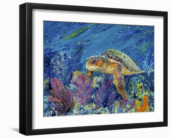 Loggerhead Turtle-Lucy P. McTier-Framed Giclee Print