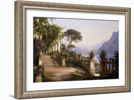 Loggia Fra Como-Carl Frederic Aagaard-Framed Giclee Print