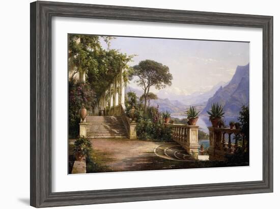 Loggia Fra Como-Carl Frederic Aagaard-Framed Giclee Print