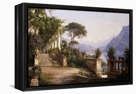 Loggia Fra Como-Carl Frederic Aagaard-Framed Premier Image Canvas