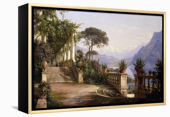 Loggia Fra Como-Carl Frederic Aagaard-Framed Premier Image Canvas