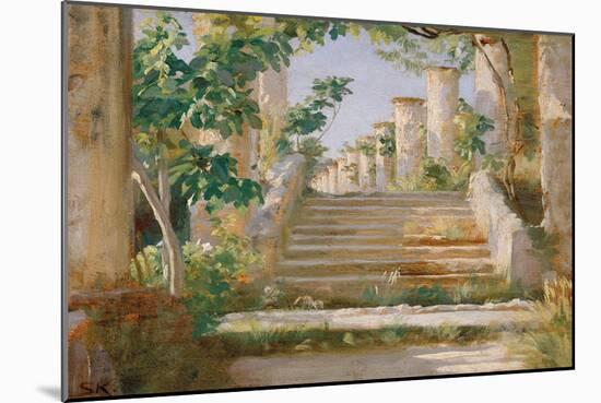 Loggia in Ravello-Peter Severin Kroyer-Mounted Giclee Print