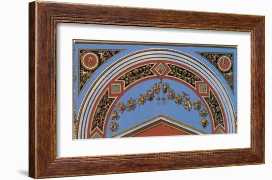 Loggia in the Vatican II (detail)-Raphael-Framed Art Print