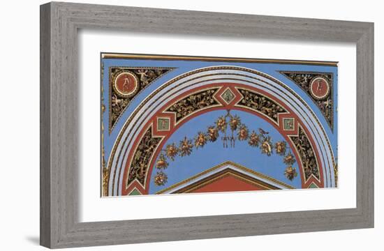 Loggia in the Vatican II (detail)-Raphael-Framed Art Print