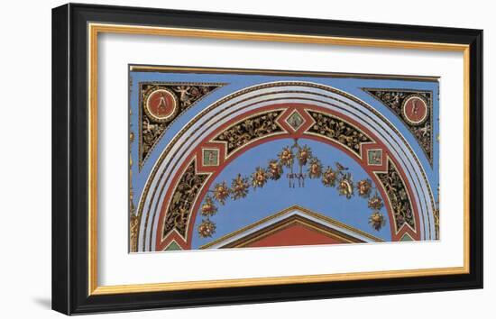 Loggia in the Vatican II (detail)-Raphael-Framed Art Print