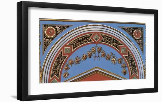 Loggia in the Vatican II (detail)-Raphael-Framed Art Print