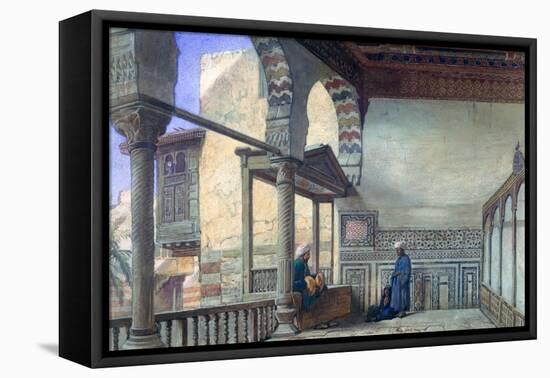 Loggia, Summer Reception, Memlook Radnau Bey's House, Cairo, 1870-Frank Dillon-Framed Premier Image Canvas