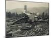 Logging Mill, Circa 1929-Asahel Curtis-Mounted Giclee Print