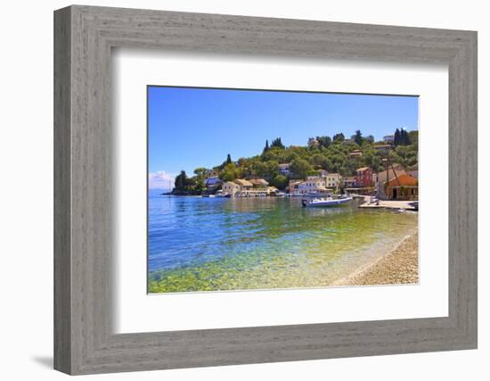 Loggos Harbour, Paxos, the Ionian Islands, Greek Islands, Greece, Europe-Neil Farrin-Framed Photographic Print