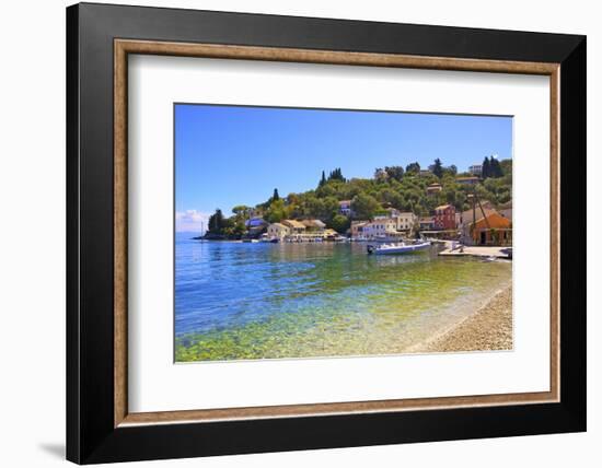 Loggos Harbour, Paxos, the Ionian Islands, Greek Islands, Greece, Europe-Neil Farrin-Framed Photographic Print