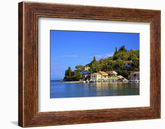 Loggos Harbour, Paxos, the Ionian Islands, Greek Islands, Greece, Europe-Neil Farrin-Framed Photographic Print