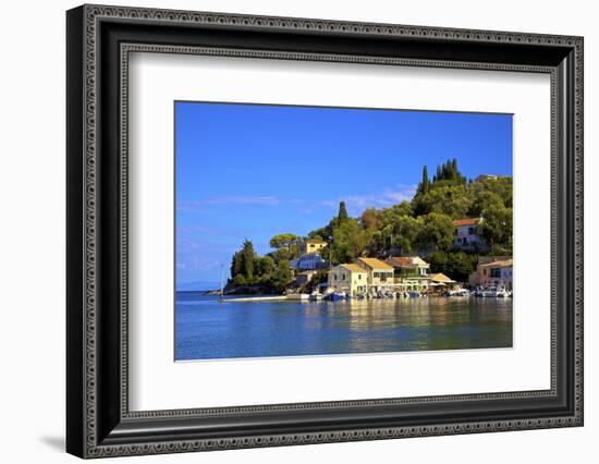 Loggos Harbour, Paxos, the Ionian Islands, Greek Islands, Greece, Europe-Neil Farrin-Framed Photographic Print