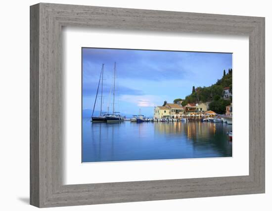 Loggos Harbour, Paxos, the Ionian Islands, Greek Islands, Greece, Europe-Neil Farrin-Framed Photographic Print