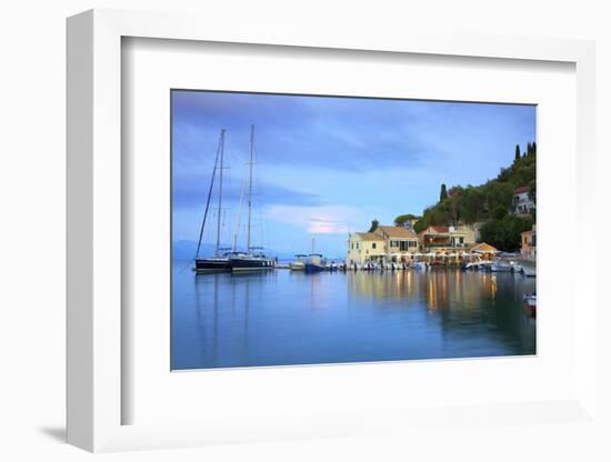 Loggos Harbour, Paxos, the Ionian Islands, Greek Islands, Greece, Europe-Neil Farrin-Framed Photographic Print