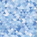 Colorful Pixels Mosaic. Abstract Background. Polygonal Vector Illustration.-Login-Art Print