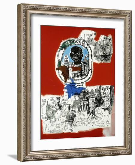 Logo-Jean-Michel Basquiat-Framed Giclee Print