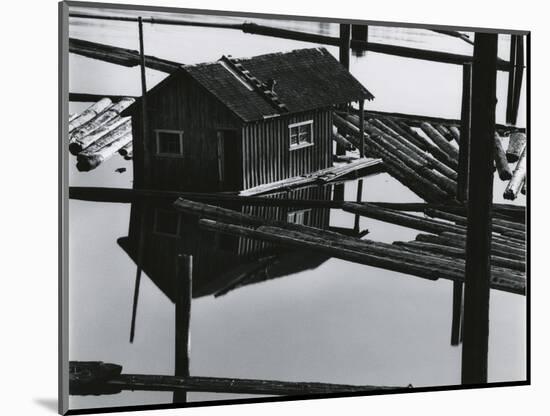 Logs, Building, Water, 1982-Brett Weston-Mounted Photographic Print