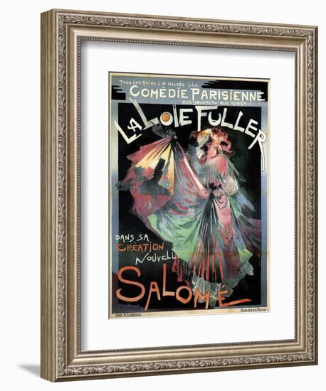 Loïe Fuller as Salomé, 1895-Georges de Feure-Framed Giclee Print