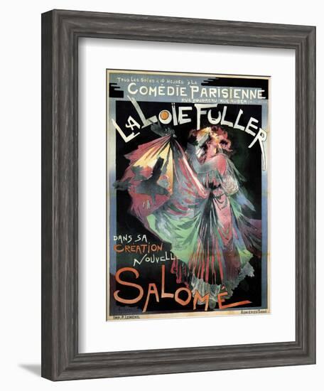 Loïe Fuller as Salomé, 1895-Georges de Feure-Framed Giclee Print