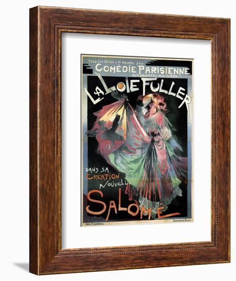 Loïe Fuller as Salomé, 1895-Georges de Feure-Framed Giclee Print