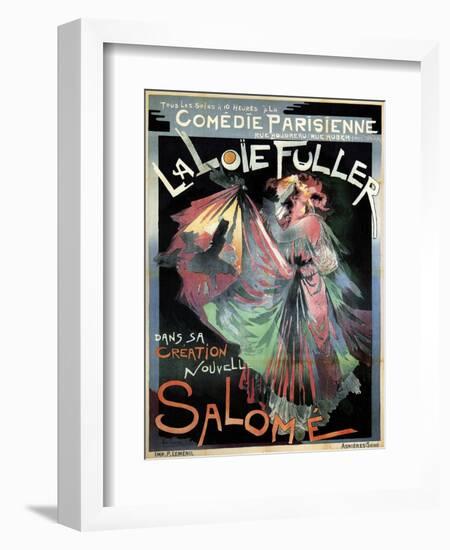 Loïe Fuller as Salomé, 1895-Georges de Feure-Framed Giclee Print