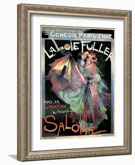 Loïe Fuller as Salomé, 1895-Georges de Feure-Framed Giclee Print