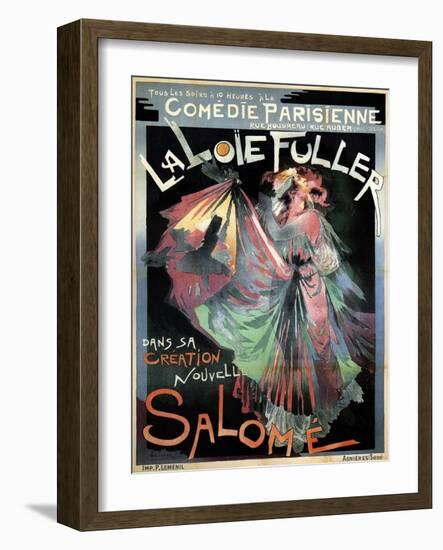 Loïe Fuller as Salomé, 1895-Georges de Feure-Framed Giclee Print