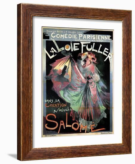 Loïe Fuller as Salomé, 1895-Georges de Feure-Framed Giclee Print