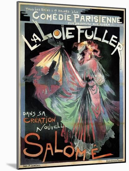 Loïe Fuller as Salomé, 1895-Georges de Feure-Mounted Giclee Print