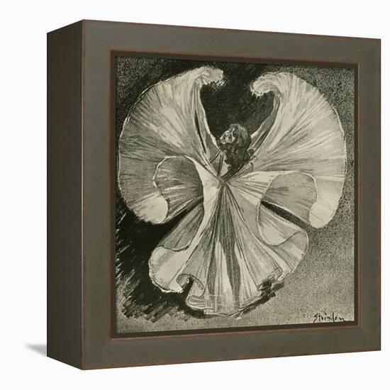 Loïe Fuller at the Folies Bergère by Théophile Steinlen-Theophile Alexandre Steinlen-Framed Premier Image Canvas