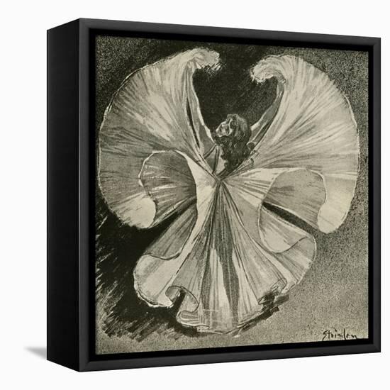 Loïe Fuller at the Folies Bergère by Théophile Steinlen-Theophile Alexandre Steinlen-Framed Premier Image Canvas