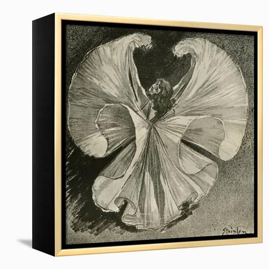 Loïe Fuller at the Folies Bergère by Théophile Steinlen-Theophile Alexandre Steinlen-Framed Premier Image Canvas