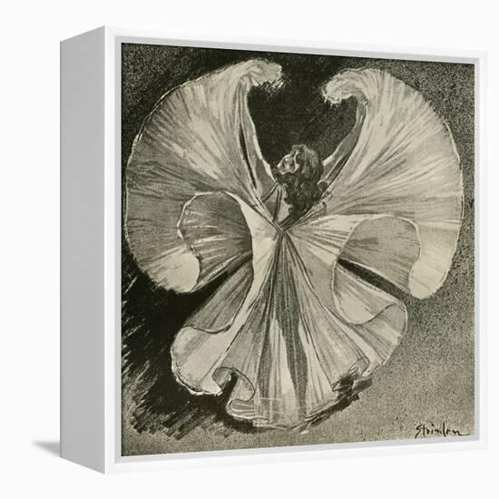 Loïe Fuller at the Folies Bergère by Théophile Steinlen-Theophile Alexandre Steinlen-Framed Premier Image Canvas