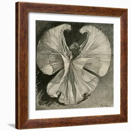 Loïe Fuller at the Folies Bergère by Théophile Steinlen-Theophile Alexandre Steinlen-Framed Giclee Print