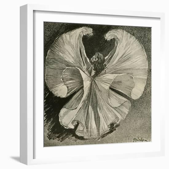 Loïe Fuller at the Folies Bergère by Théophile Steinlen-Theophile Alexandre Steinlen-Framed Giclee Print