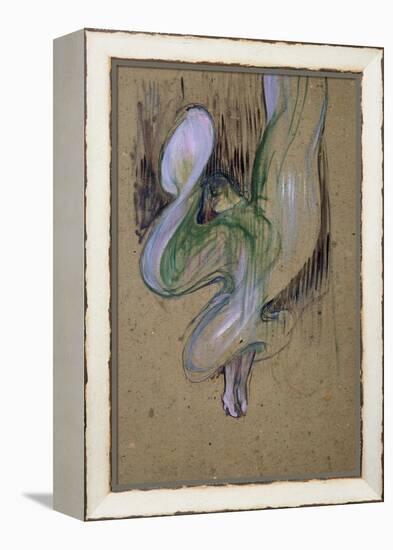 Loie Fuller at the Folies Bergere-Henri de Toulouse-Lautrec-Framed Premier Image Canvas