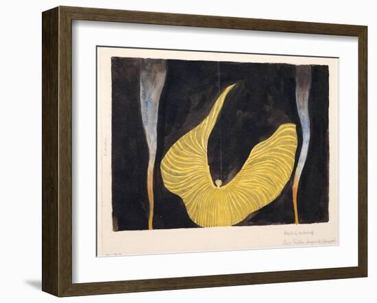 Loïe Fuller in the Dance the Archangel, 1902-Koloman Moser-Framed Giclee Print